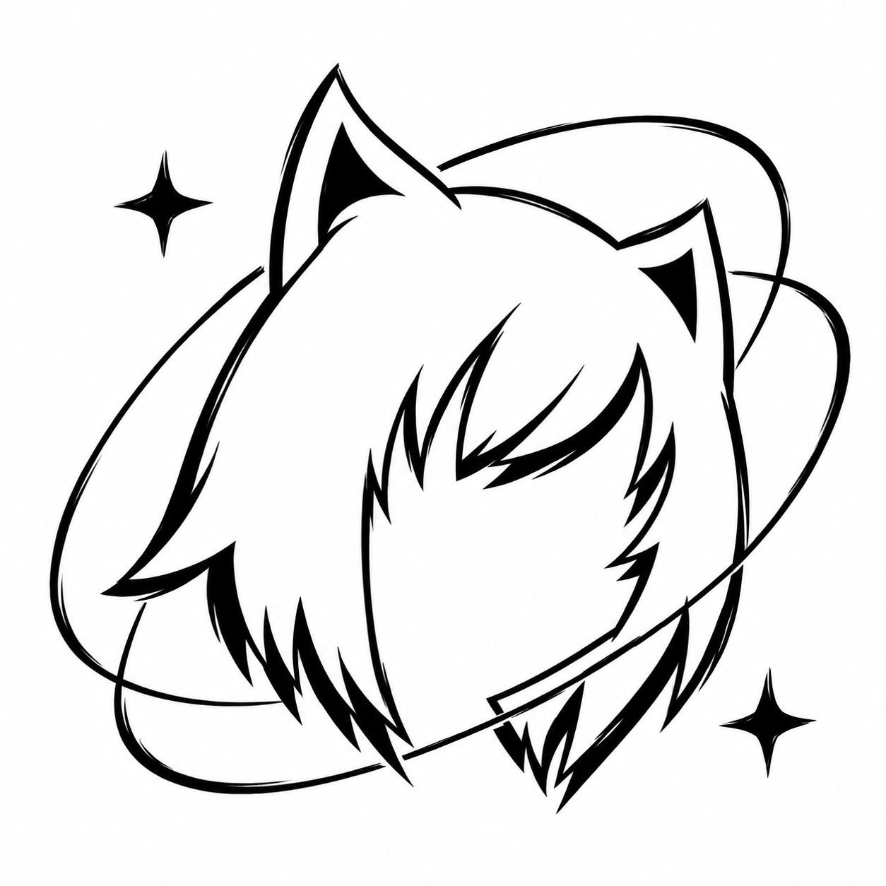 猫耳星轨手绘